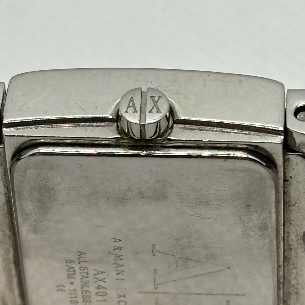 Armani Exchange Wide Bracelet Rectangular Watch - image 6